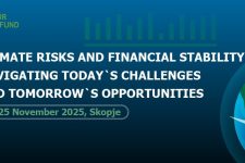 Народната банка организира Конференција за климатските ризици и финансиската стабилност