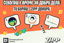 Гласот на младите создава промени – Комерцијална банка преку Zipp Club со нов круг донации