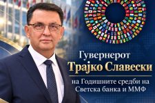 Гувернерот Славески учествува на Годишните средби на ММФ и СБ